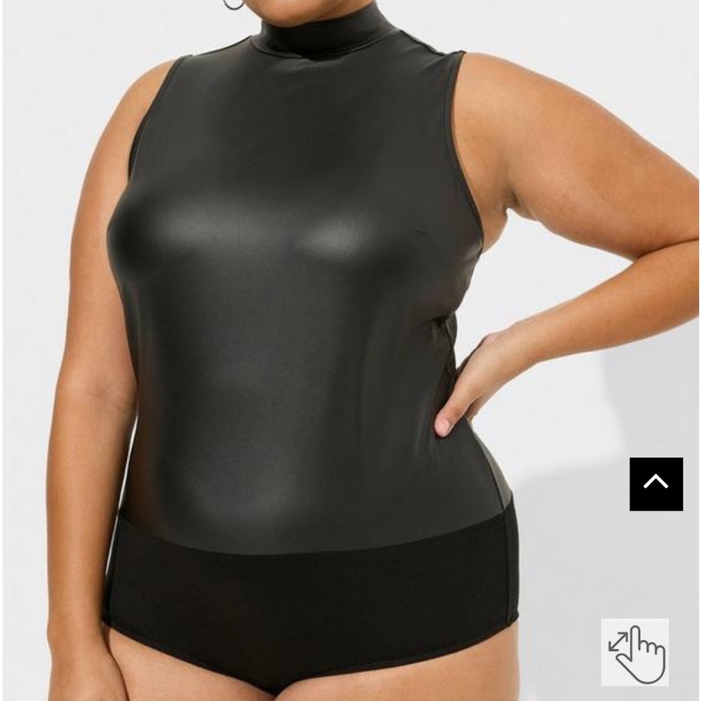 Torrid - Faux leather bodysuit - Size 2